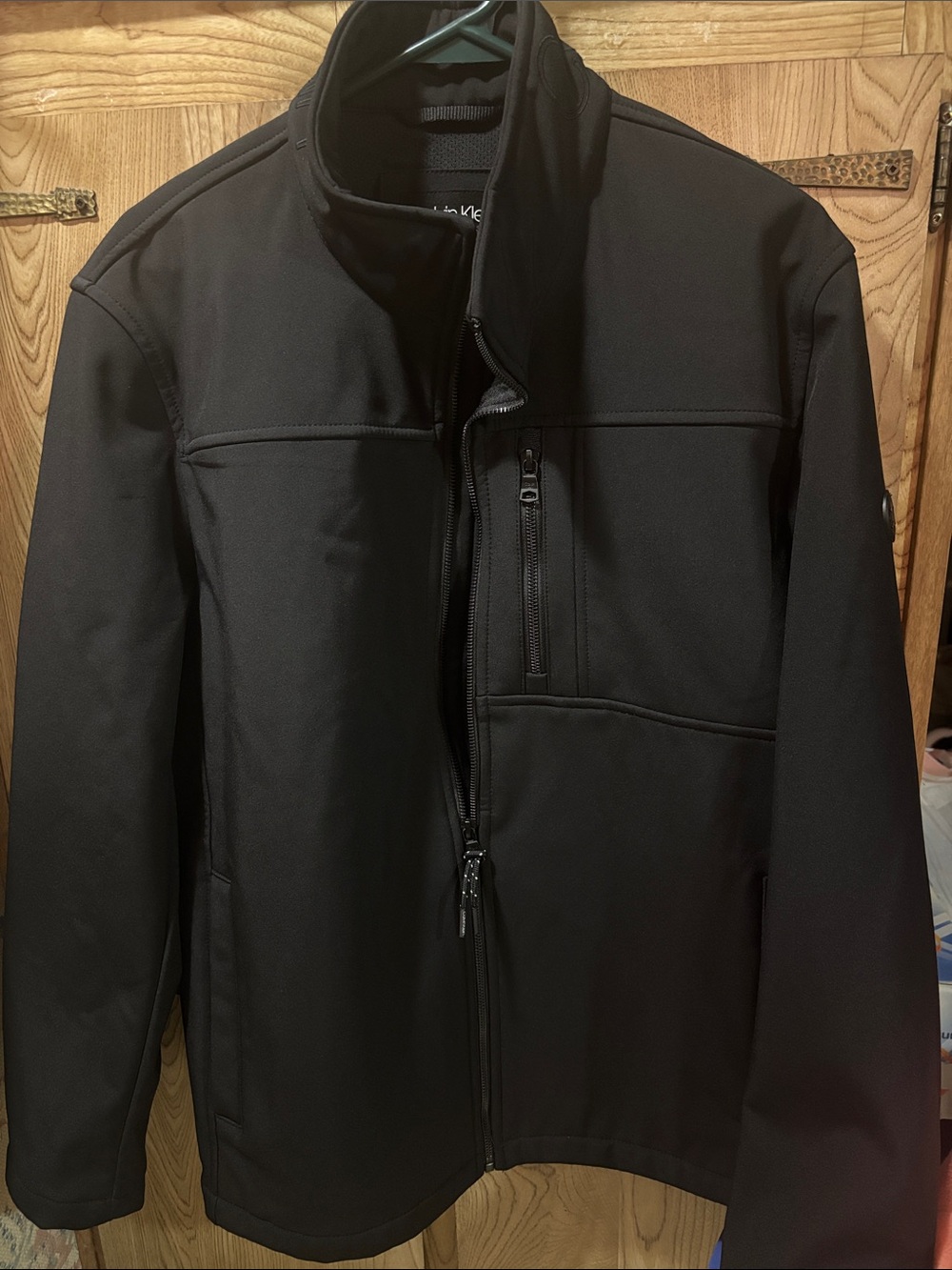 Calvin Klein Mens jacket Water Resistant Black size Large